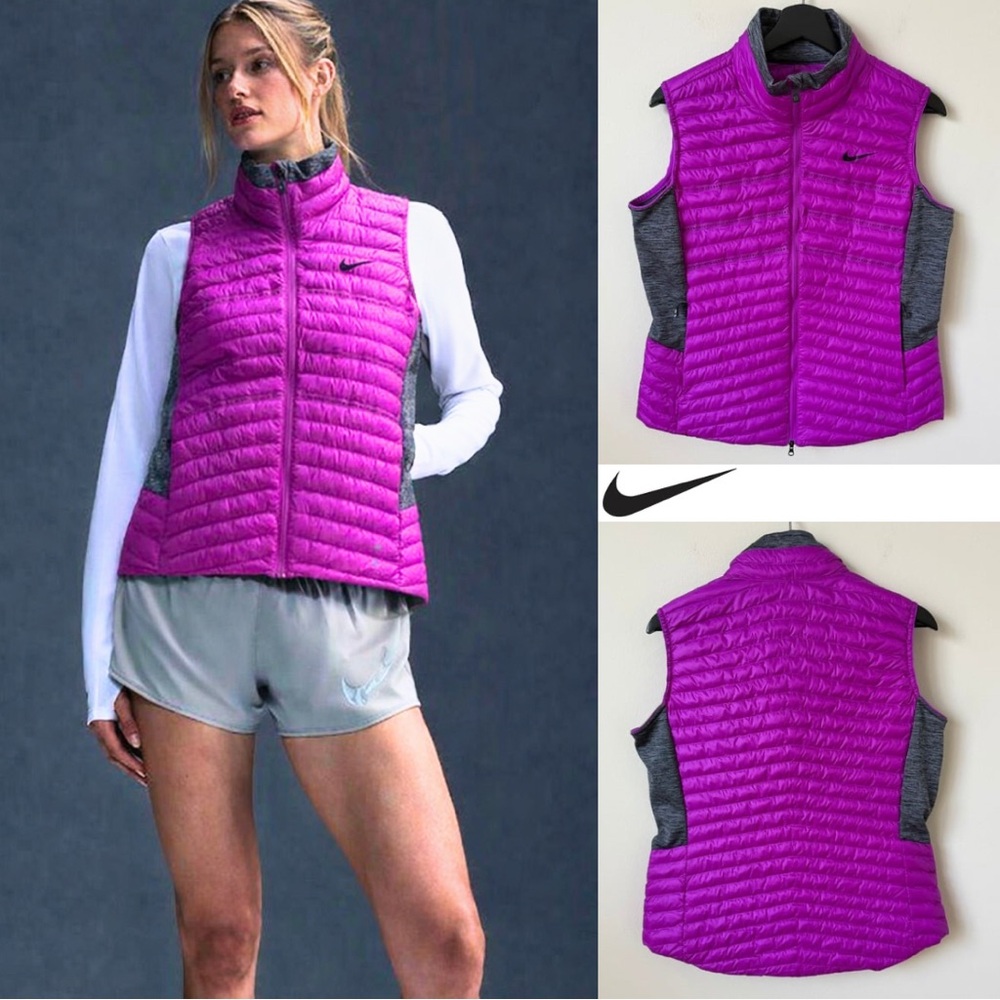 Nike AeroLoft Fushia Golf Vest Women’s Size L